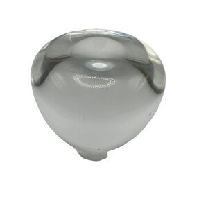 Badash‎ Crystal Glass Art Clear Sculpture Paperweight Handmade Tear Drop Shape